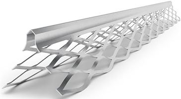 Putzeckleiste Widra AZ-007, 2,50lfm/Sta, 1Bund=62,50flm, 25Sta/Bd, 100Bd/Pal, Z007AZ250