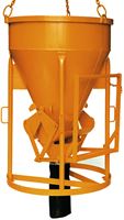 Silos za beton 1016.12, 1000l cilindrično-konični oblik s polugom, Z10660