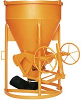 Silos za beton 1016H.8, 500l cilindrično-konični oblik s okretnim kolom, Z10830