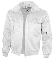 Pilotska jakna QUALITEX bijela, 265 g/m², vel. XXL, Z23611XXL