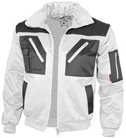 Pilotska jakna QUALITEX bijelo/siva, 265g/m², vel. L, Z23669L