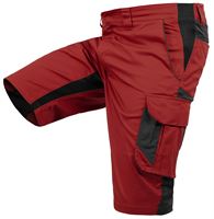 Arbeitsshorts QUALITEX IND, rot/anthrazit, 250 g/m², Gr. 62, Z47014-RAAS62