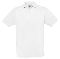 Polo majca Piqué SAFRAN bela, 180g/m², Gr. L, VPE10, Z54942L