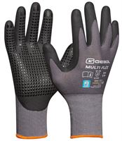 Radne rukavice za montažu MULTI FLEX, sivo/crne, EN388+407, vel. 8, 12pari/pak, 72pari/karton, Z709276