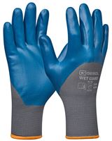 Handschuh WET GUARD, blau/grau, 13G Polyester-Strick, EN388, Gr. 9, VPE12/120, Z72951309