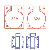 Gumeni razvodnik RIED IP44 2x5/32 2xSSD GS32/5 Pc, Z9473001