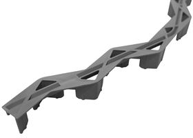 Distancer DRUWA 40mm bez PVC 0,8m/kom, 24m/bunt, 63bunt/pal, ZDUW4080