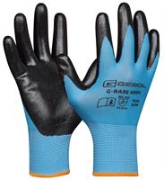 Radne rukavice G-BASE MIDI, plavo/crne, 13G, EN388, vel. 11, pakiranje 12/120, ZEP76000711