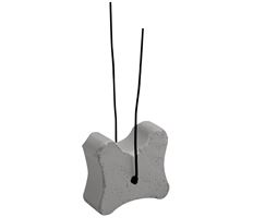 Betonski distancer sa žicom 20/25/30mm Schnittbreite 22mm 500Stk/Sack 50Sack/Pal, ZFBEKD20
