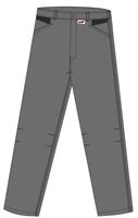Radne pantalone LO-ACTIVE antracit/crne 245 g/m² vel. 58 5kom/pak, ZLO-ACTAS-BH58