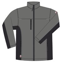 Softshell jakna LO-ACTIVE sivo/crna 300 g/m² vel. 54 5kom/pak, ZLO-ACTAS-SJ54