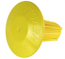 Zaštitna kapa NEVOSAFE-PLUS sa čeličnim umetkom žuta za šipke 20-36mm 70kom/kart 24kart/pal, ZSKAS2036G70