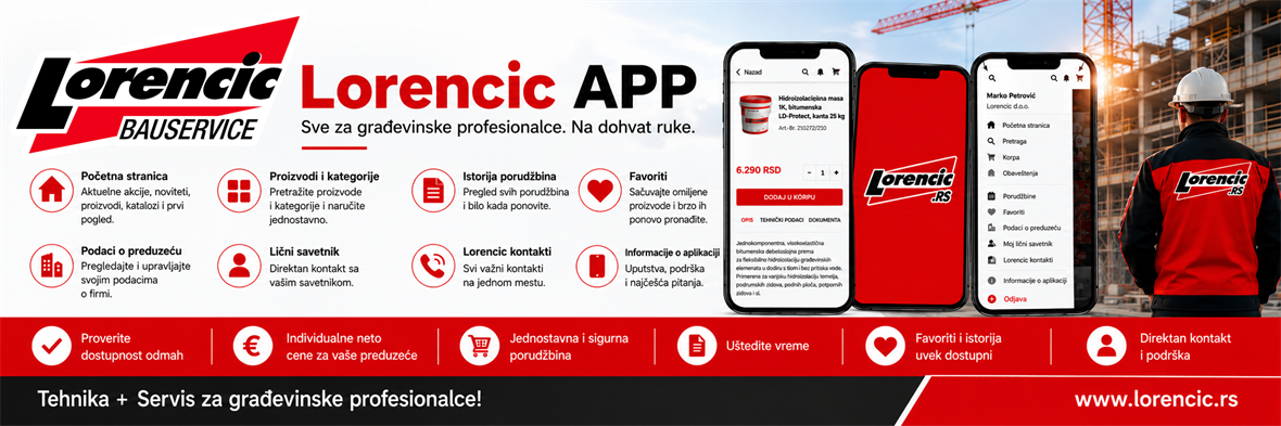 Mobilna aplikacija Lorencic RS