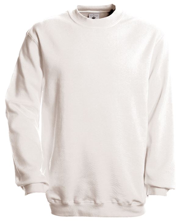 Sweatshirt SG20, weiß, 280 g/m², Gr. S, VPE5, Z01060000S