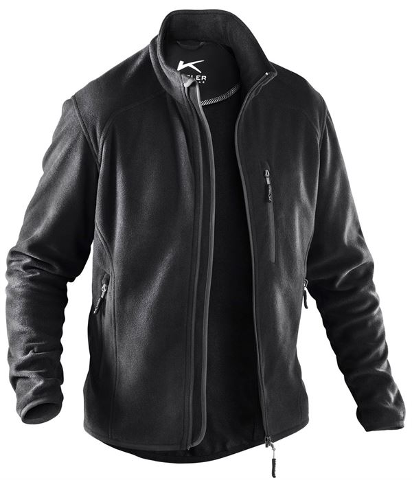 Flis jakna KÜBLER WEATHER crna vel. 2XL, Z1242992XL