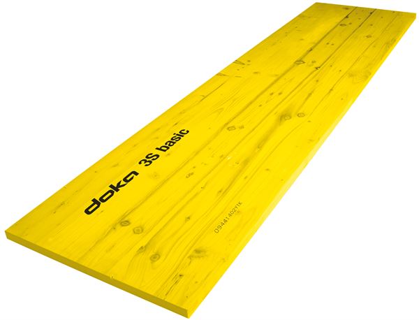 Ploče za oplatu DOKA 3S BASIC 3000x500x27mm 12,5kg/m² 1,50m²/kom 80kom/pal, Z187214000