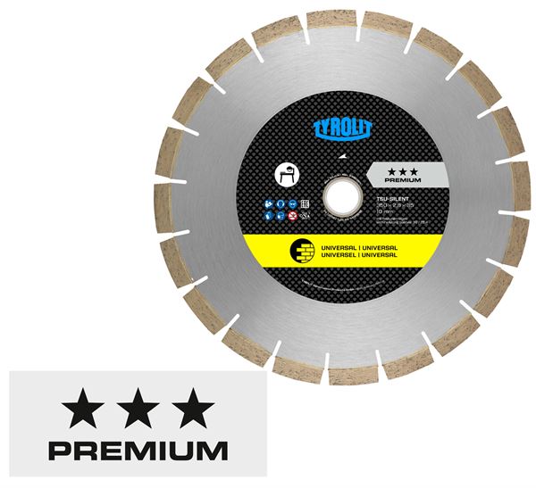 Dia rezna ploča TS C2GW SILENT 350x2,8x35mm zvučno izolovana TYROLIT, Z188495