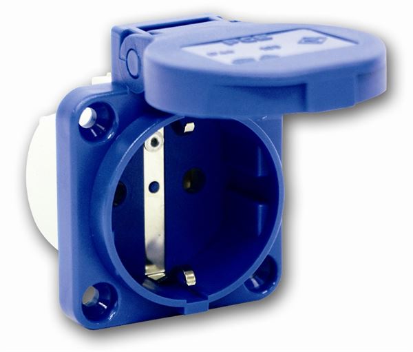 Ugradna šuko utičnica 105-0b IP54 50x50 16A 2P+E, Z3220