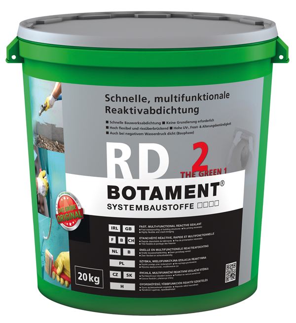 Reaktivna hidroizolacija 2K BOTAMENT RD 2 zelena 20kg/kanta 18kanta/pal, Z341006003