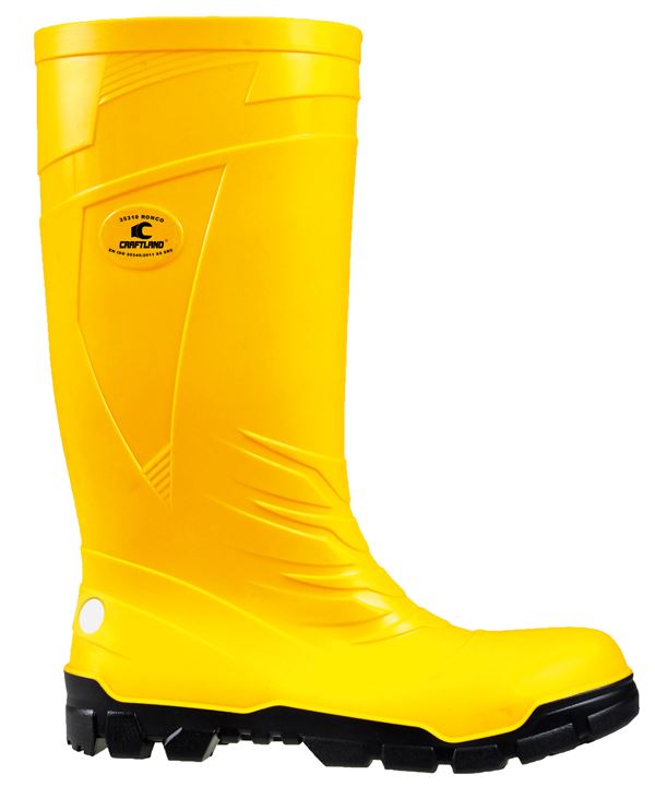 Radne čizme PVC RONCO CRAFTLAND® žute, EN ISO 20345 S5 SRC, vel. 46, Z3531046