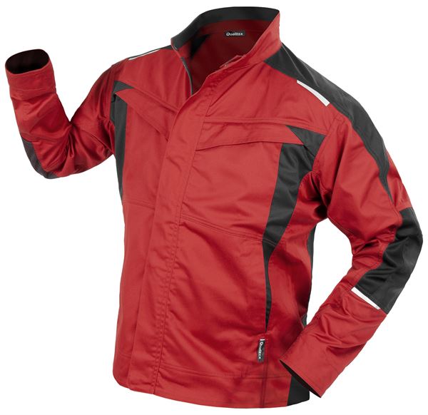 Bundjacke QUALITEX IND, rot/anthrazit, 250 g/m², Gr. 2XL, Z43014-RABJ2XL