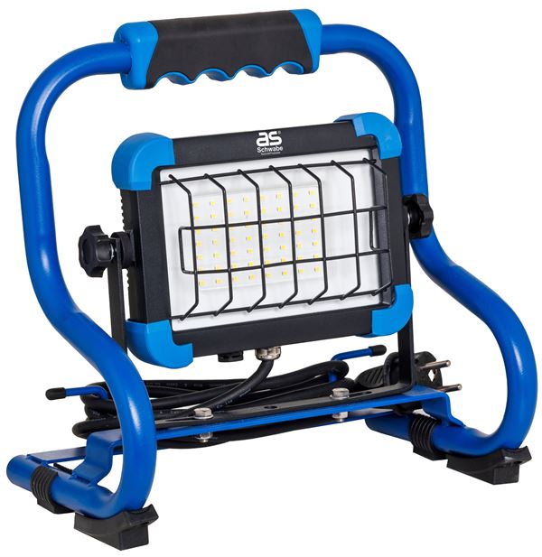 CHIP-LED-Strahler SLIMLINE PRO 20W OSRAM-LED, 2m Zuleitung, Schutzgitter, Z46430
