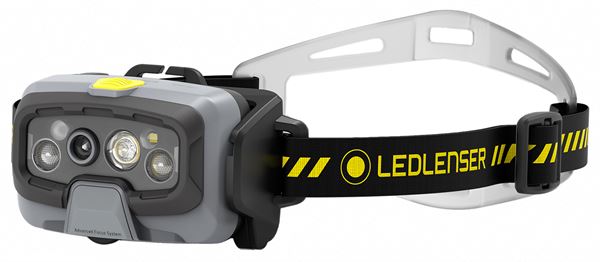 =81= LED-Akku-Stirnlampe HF8R WORK 1600 Lumen inkl. Ladekabel, Helmhalterungs-Set, Z502802
