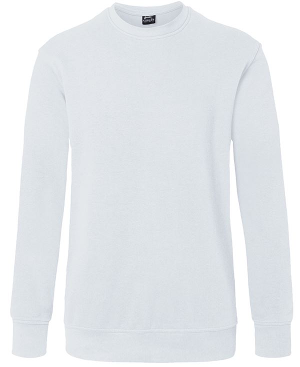 Sweatshirt KÜBLER SHIRTS weiß 320 g/m², UV-Schutz UPF 50+, Gr. 3XL, Z5234103XL