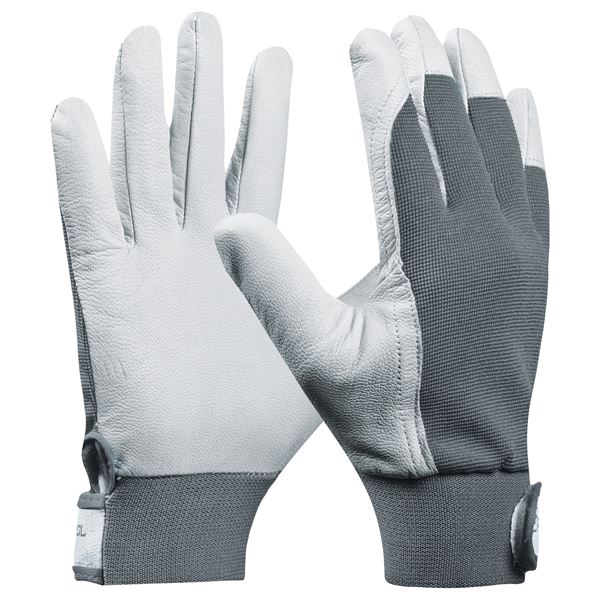 Radne rukavice UNI FIT COMFORT kozja koža, sive, EN388, vel. 10, 12pari/pak 120pak/karton, Z703433