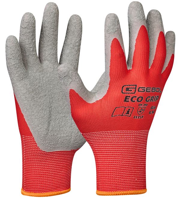 Radne rukavice za montažu ECO GRIP, crveno/sive, EN388, vel. 11, 12pari/pak, 120par/karton, Z709692