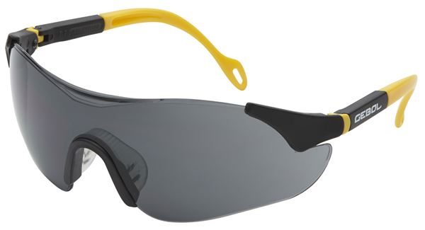 Schutzbrille SAFETY COMFORT getönt, EN166+172, Gr. universal, VPE6/120, Z730002