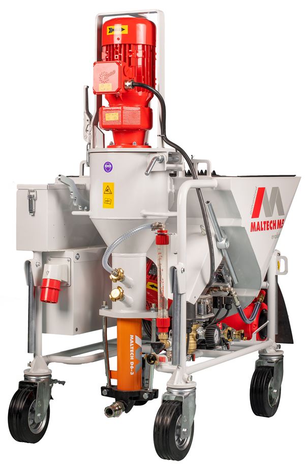 Mischpumpe MALTECH M5 EVO AQUA mit 6,05kW Pumpenmotor u. Druckerhöhungspumpe, ZL00005510