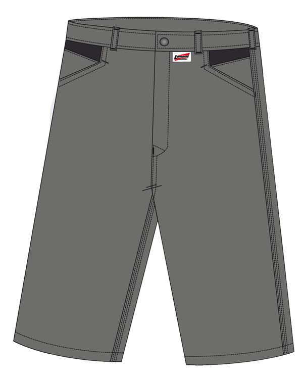 Kratke pantalone LO-ACTIVE antracit/crne 245 g/m² vel. 56 5kom/pak, ZLO-ACTAS-AS56