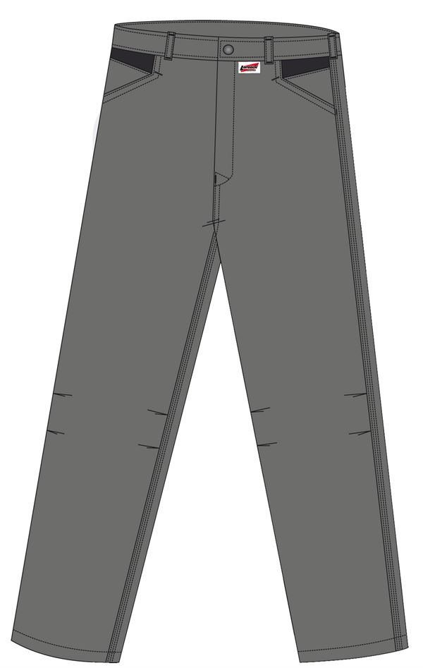 Radne pantalone LO-ACTIVE antracit/crne 245 g/m² vel. 60 5kom/pak, ZLO-ACTAS-BH60