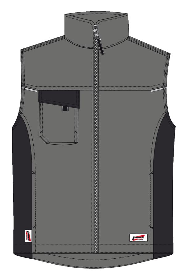 Zimski prsluk LO-ACTIVE antracit/crno 245 g/m² vel. 48 5kom/pak, ZLO-ACTAS-WW48